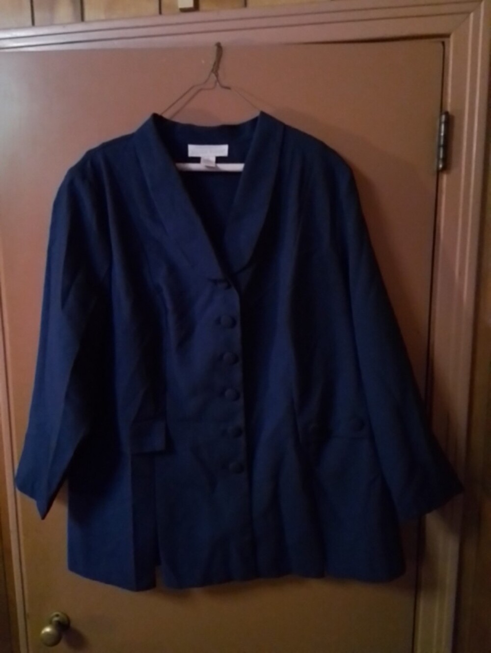 Women's Allison Woods Navy Button-Front 2 Piece Suit - Classic Navy